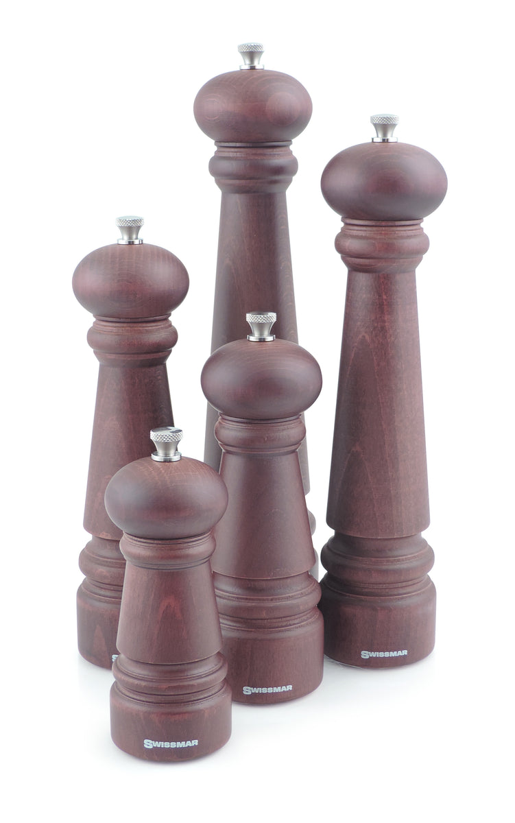 Salt and Pepper Mill, Red Lacquer, Munich