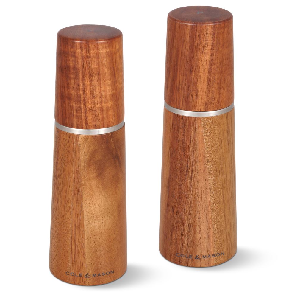 Acacia Wood Salt & Pepper Grinders