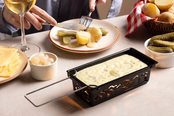 Service à raclette et à fondue portable Tandem Candlelight