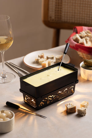 Service à raclette et à fondue portable Tandem Candlelight