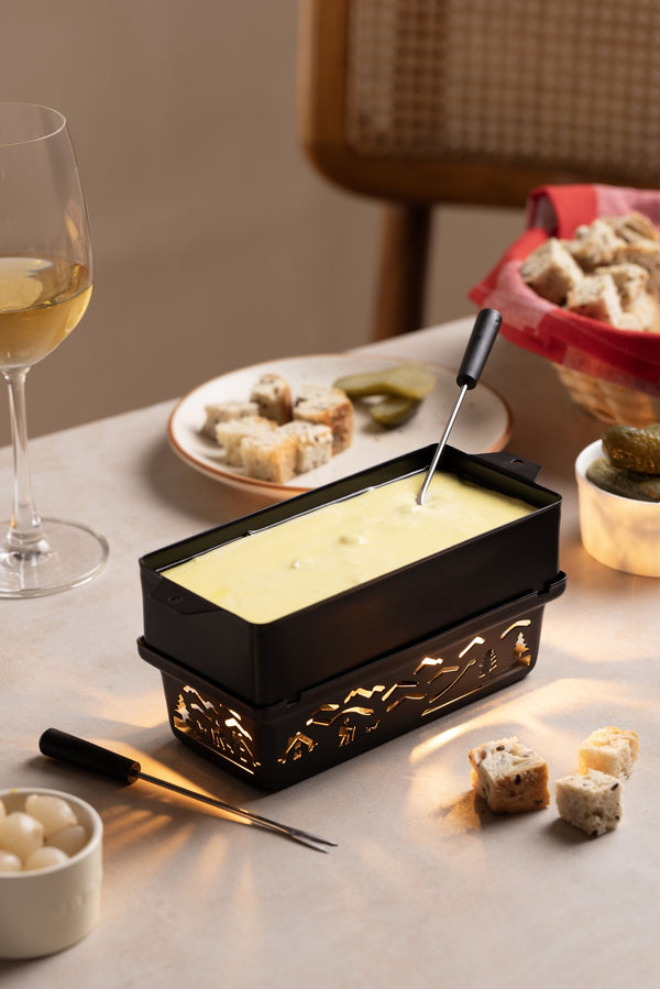 Service à raclette et à fondue portable Tandem Candlelight