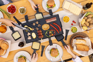 Verso 8-Person Cast-Iron Raclette Grill | Indoor / Outdoor