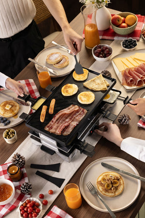 Verso 8-Person Cast-Iron Raclette Grill | Indoor / Outdoor