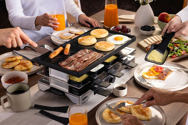 Verso 8-Person Cast-Iron Raclette Grill | Indoor / Outdoor