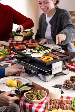 Verso 8-Person Cast-Iron Raclette Grill | Indoor / Outdoor