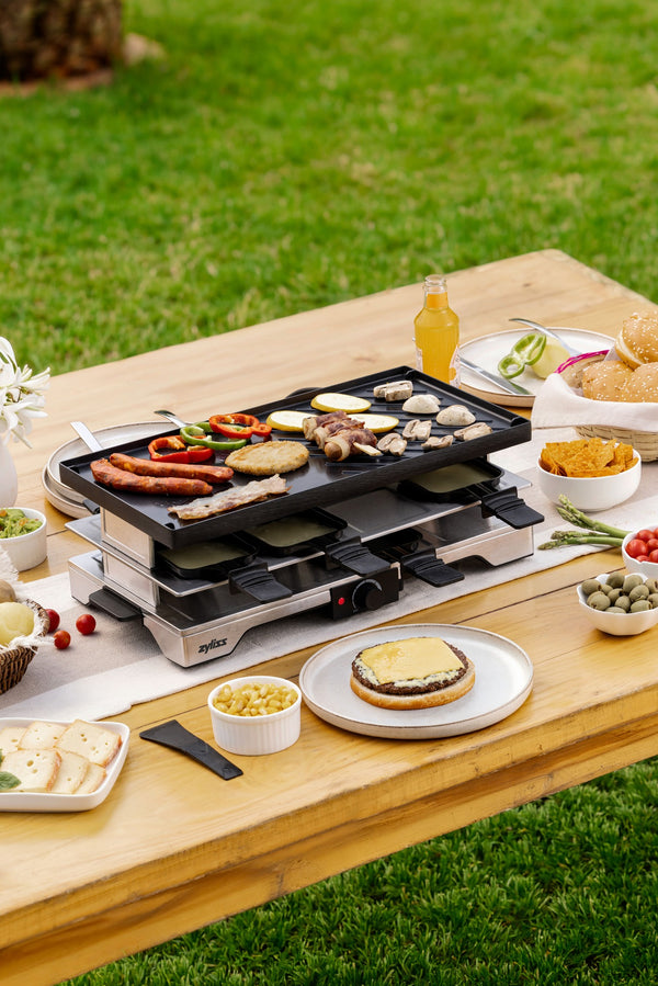 Verso 8-Person Cast-Iron Raclette Grill | Indoor / Outdoor