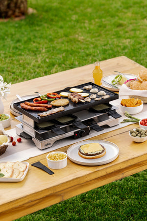 Verso Indoor / Outdoor Cast-Iron Raclette Grill