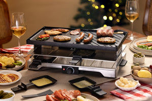 Verso Indoor / Outdoor Cast-Iron Raclette Grill