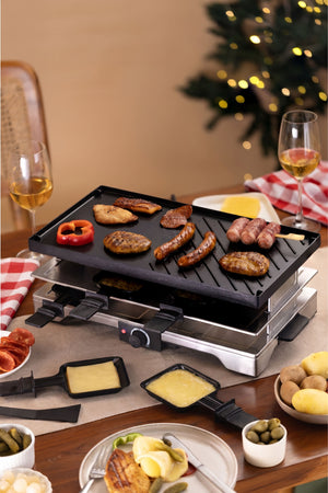 Verso Indoor / Outdoor Cast-Iron Raclette Grill