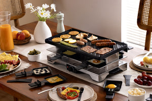 Verso Indoor / Outdoor Cast-Iron Raclette Grill
