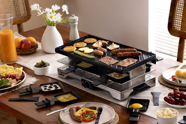 Verso Indoor / Outdoor Cast-Iron Raclette Grill