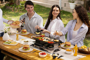 Verso 8-Person Cast-Iron Raclette Grill | Indoor / Outdoor