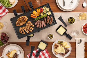 Verso Indoor / Outdoor Cast-Iron Raclette Grill
