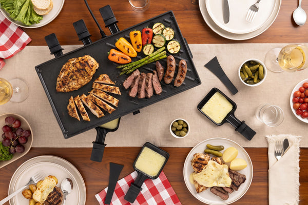 Verso Indoor / Outdoor Cast-Iron Raclette Grill
