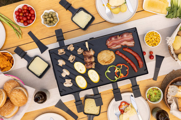 Verso Indoor / Outdoor Cast-Iron Raclette Grill
