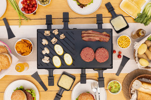 Verso Indoor / Outdoor Cast-Iron Raclette Grill