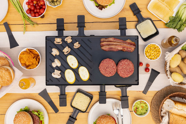 Verso 8-Person Cast-Iron Raclette Grill | Indoor / Outdoor