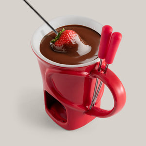 Ensemble de tasses à fondue au chocolat Sweetheart