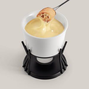 Kindle Ceramic Chocolate & Cheese Fondue Set