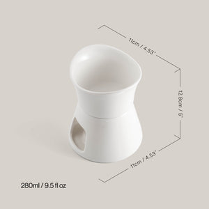 Glow Ceramic Chocolate & Cheese Fondue Set