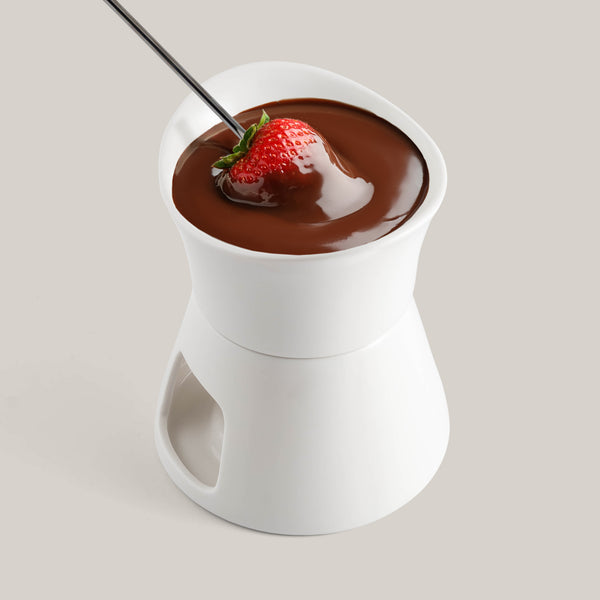 Glow Ceramic Chocolate & Cheese Fondue Set
