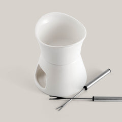 Glow Ceramic Chocolate & Cheese Fondue Set