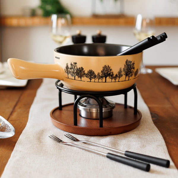 Jura Ceramic Cheese Fondue Set