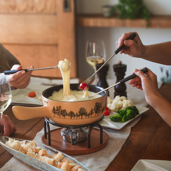 Jura Ceramic Cheese Fondue Set