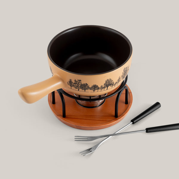 Jura Ceramic Cheese Fondue Set