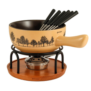 9-Piece Ceramic Fondue Set | JURA | Swissmar