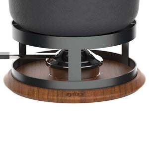 Chalet Cheese Fondue Cast Iron Set, Beluga Grey