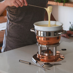 Lausanne 3-in-1 Copper Plated Fondue Set