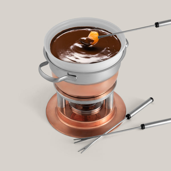 Lausanne 3-in-1 Copper Plated Fondue Set