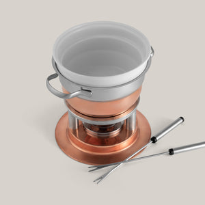 Lausanne 3-in-1 Copper Plated Fondue Set