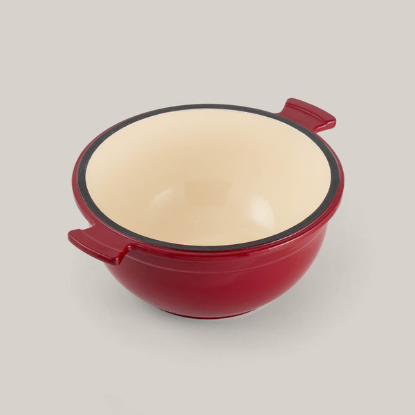 Lucerne Red 3-in-1 Cast Iron Fondue Set