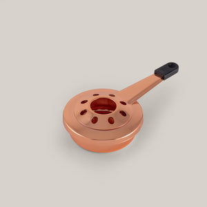 Biel Copper-Plated Oil / Broth Fondue Set