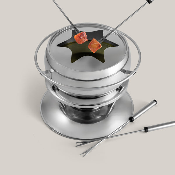 Zuri 3-in-1 Stainless Steel Fondue Set