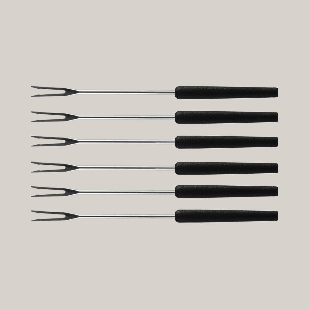 Fondue Forks Set - Cheese & Oil / Broth Fondue – Set of 6