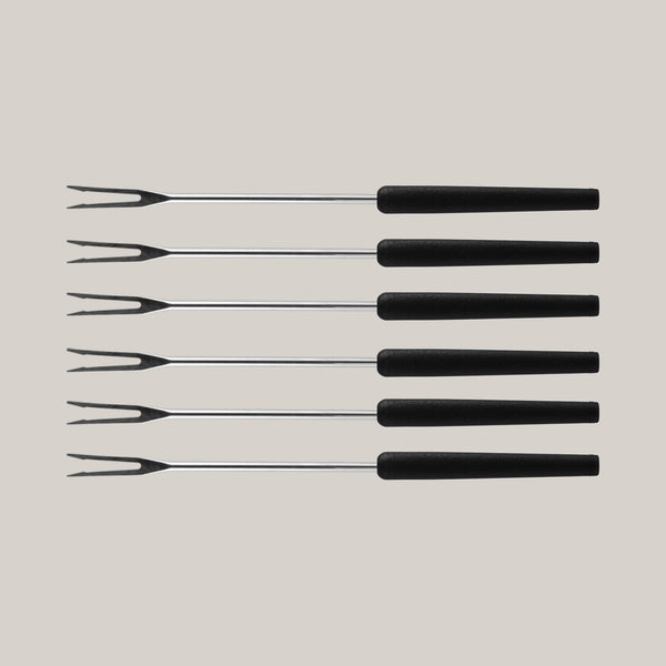 Fondue Forks Set - Cheese & Oil / Broth Fondue – Set of 6
