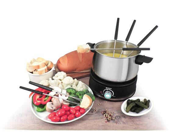 Arolla Stainless Steel Electric 3-in-1 Fondue Set