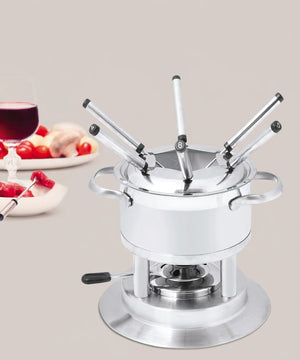 11-Piece Stainless Steel Fondue Set | Arosa | Swissmar
