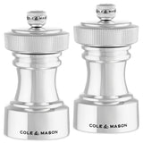 Salt and Pepper Mill Set | Silver Plated | Hoxton | Cole & Mason