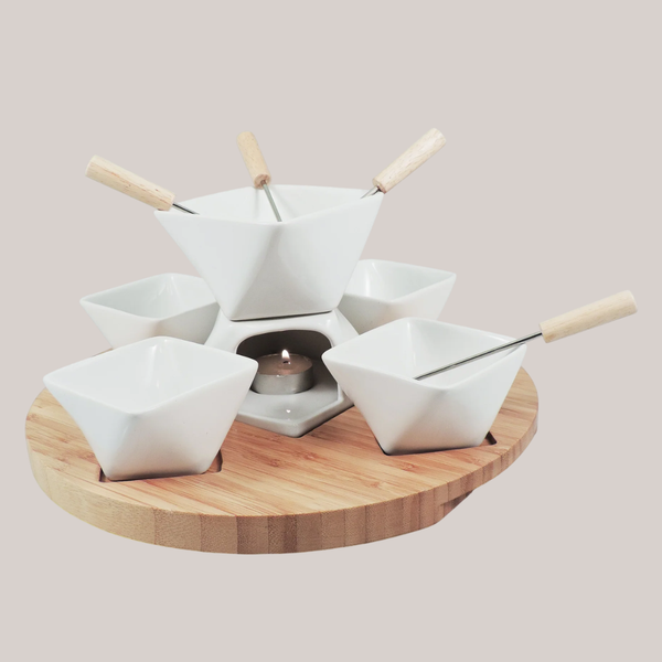 Rubik 12-Piece Chocolate Fondue Set