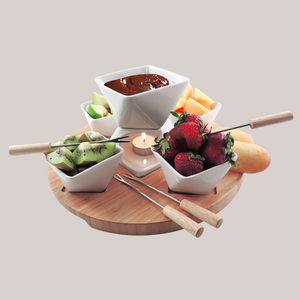 Rubik 12-Piece Chocolate Fondue Set