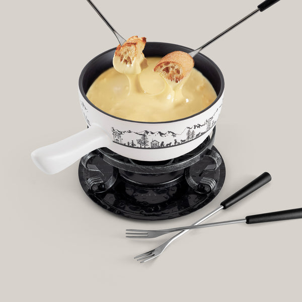 Heidi Ceramic Cheese Fondue Set