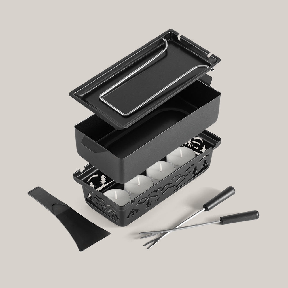 Portable Raclette & Fondue Set | Candlelight | Tandem | Swissmar