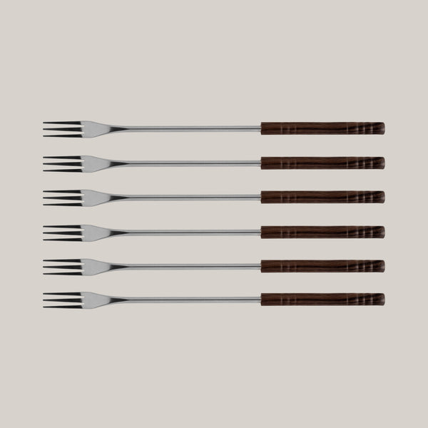 Service à fondue au fromage en fonte bleue de Lugano