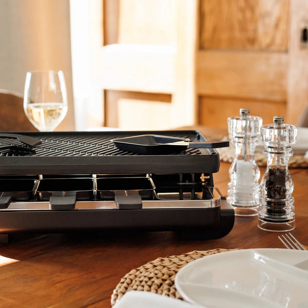 Classic Anthracite Cast Iron Raclette Grill