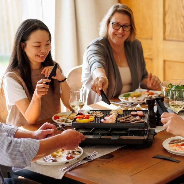 Classic Anthracite Cast Iron Raclette Grill