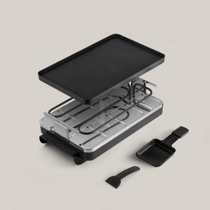 Classic Anthracite Cast Aluminum Raclette Grill